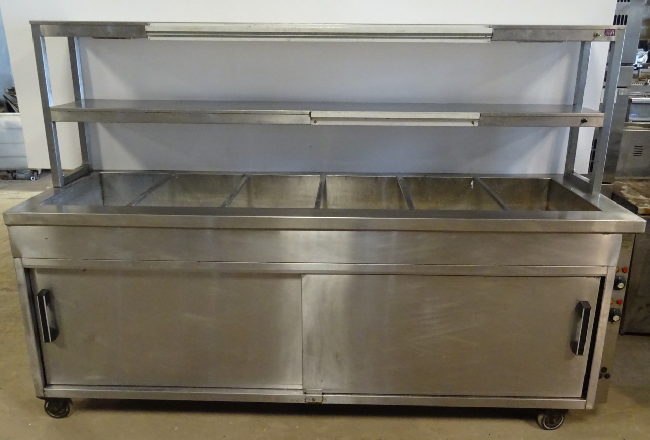 VICTOR 6 Well Heated Servery with Double Heated Gantry 1
