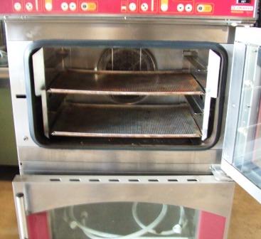 ELOMA Twin Deck Bake Off Ovens with Vent Hood