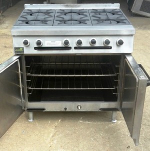 FALCON Dominator 6 Burner Gas Range with Double Oven