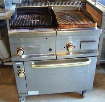 HOBART Char Grill & Griddle Range with Oven 1