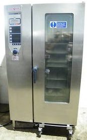 RATIONAL CPC 20 Grid Gas Combi Oven with Roll In Trolley 1