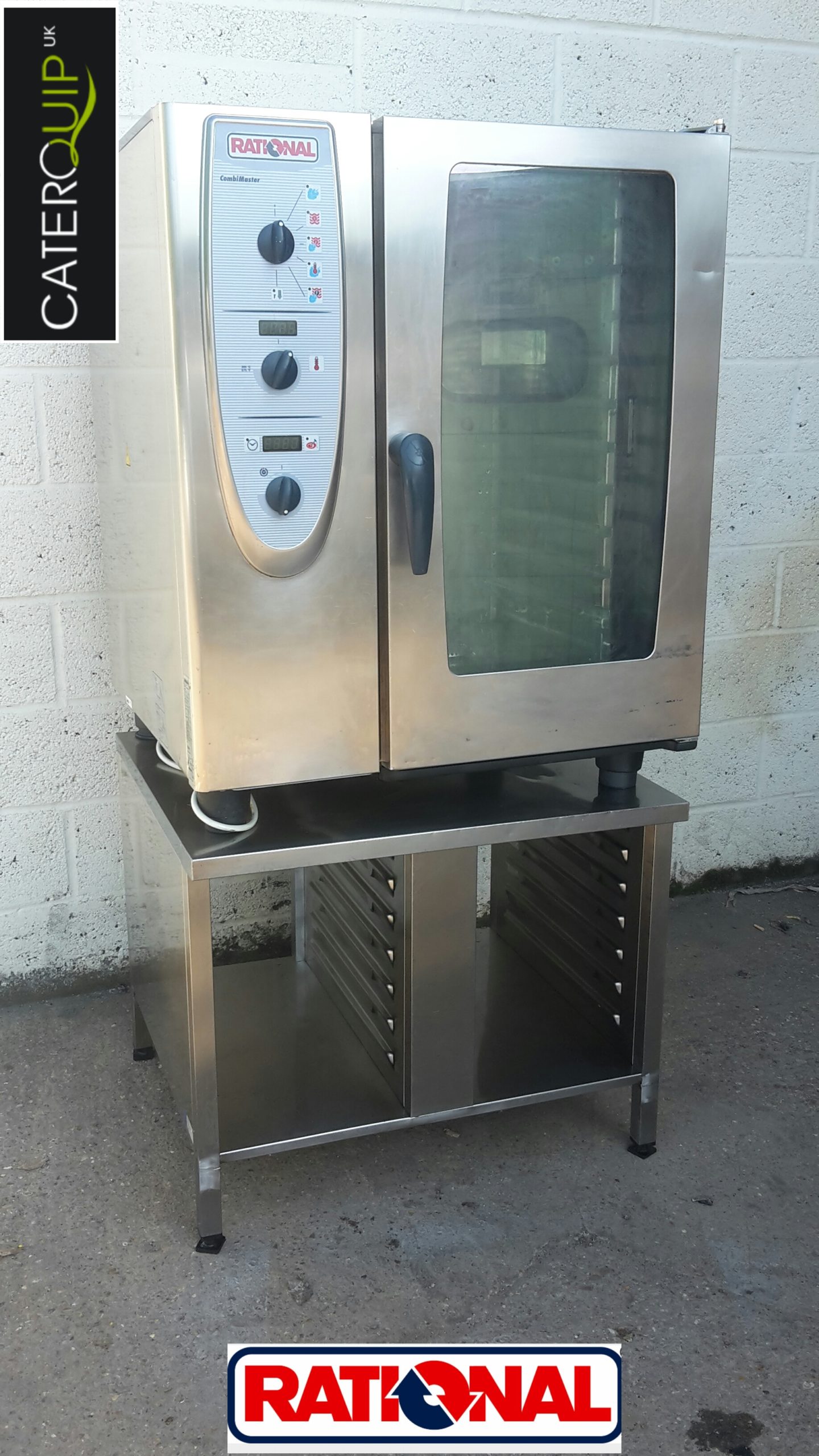 RATIONAL CM Gas 10 Grid Combi Oven with Stand