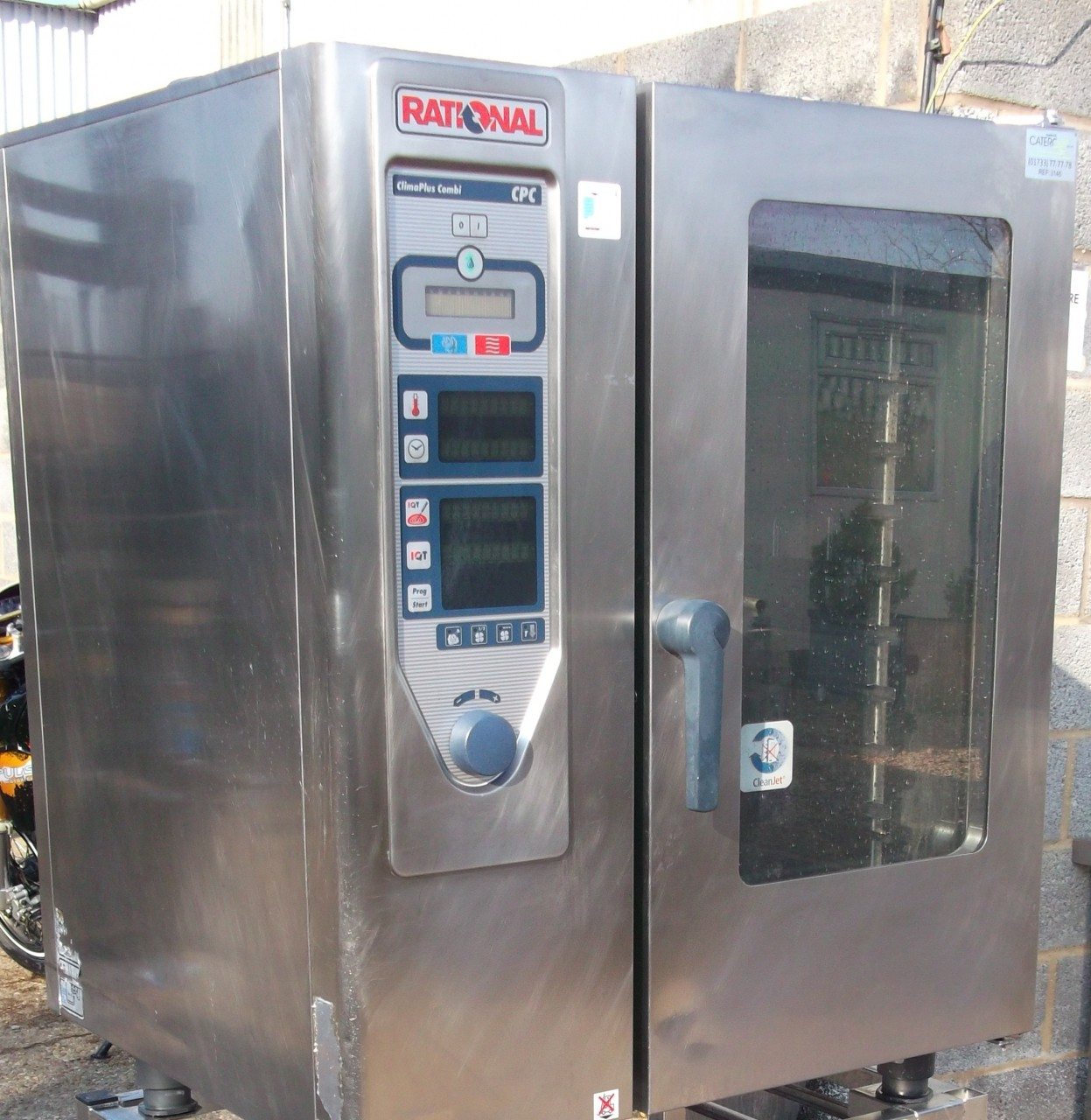 RATIONAL CPC Electric 10 Grid Combi Oven with Floor Stand 2
