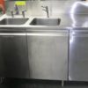 SISSON 2 Bowl Single Drainer Sink with Cupboards & Taps.