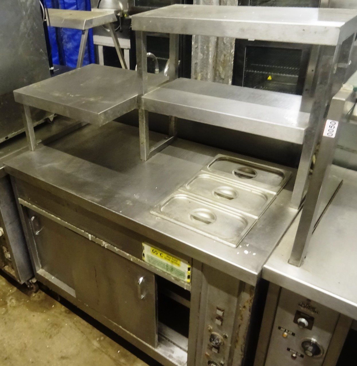 VICTOR 120cm Chef Pass with Heated Gantry & Microwave Shelf