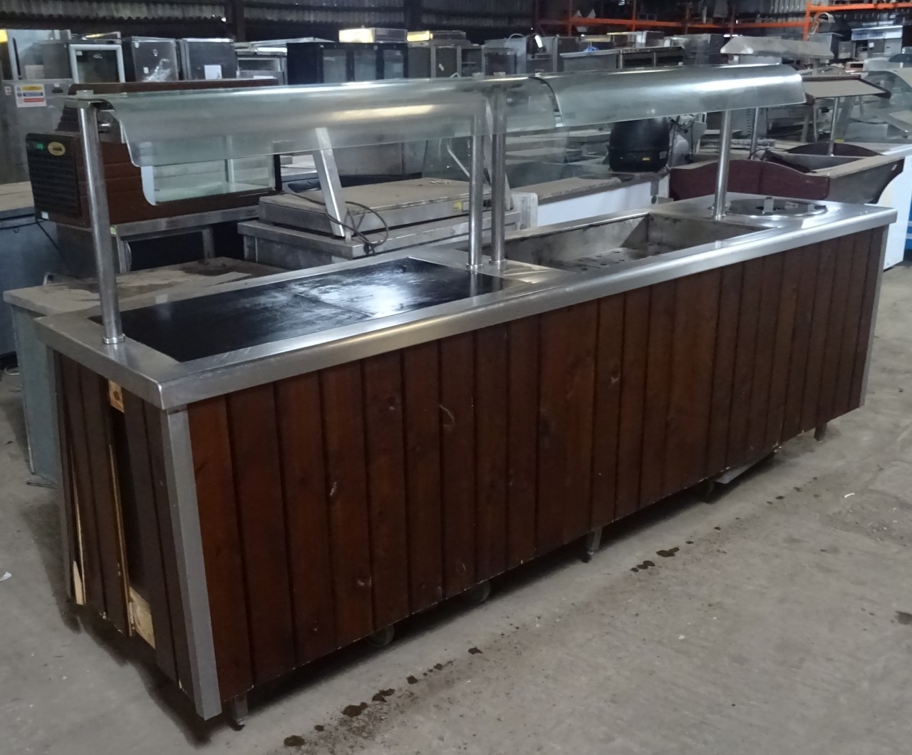 MOFFAT Complete Heated Carvery/Servery with Plate Warmer 1