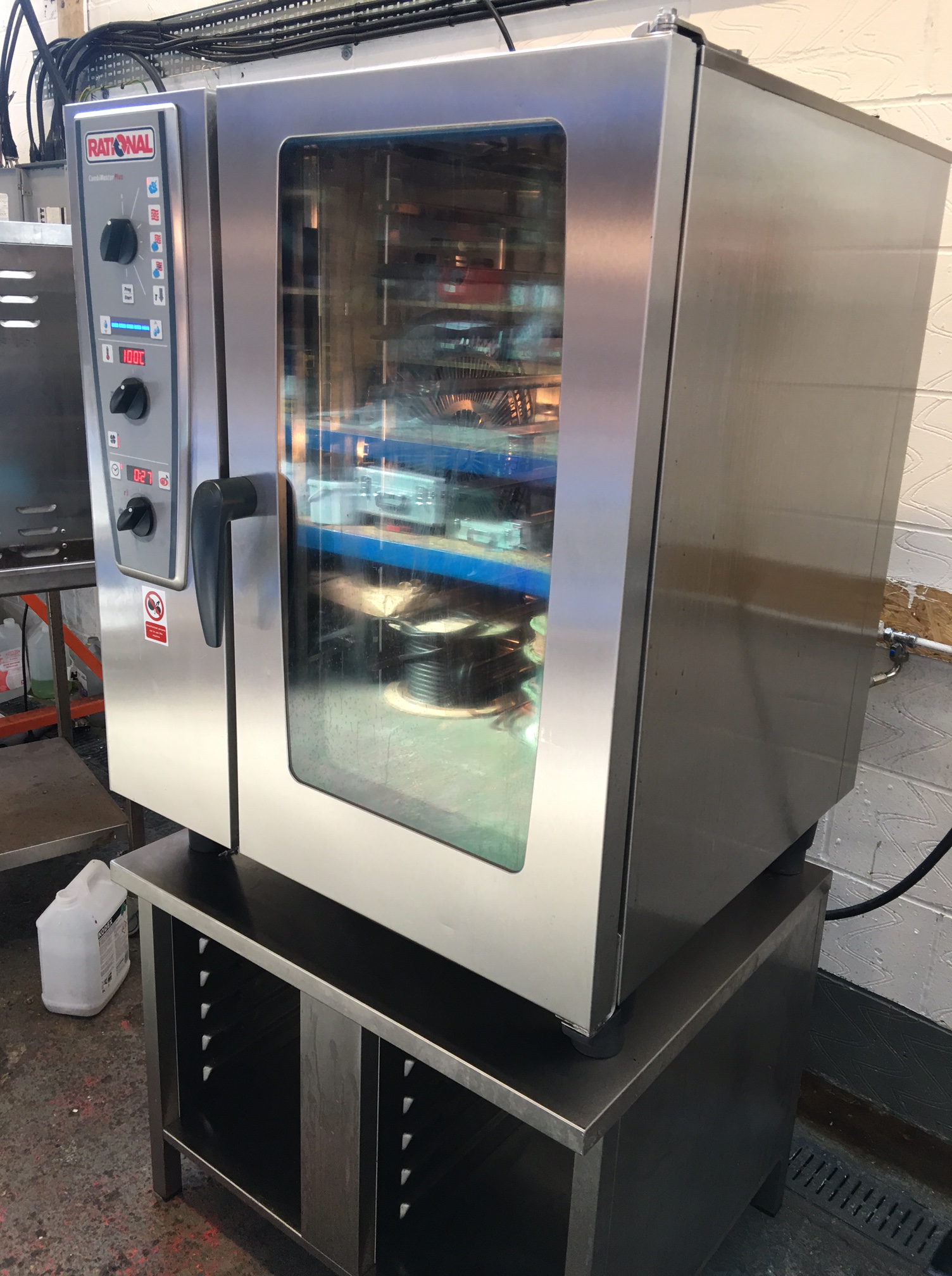 RATIONAL Combi Master CMP Electric 10 Grid Combi Oven with Gastro Stand