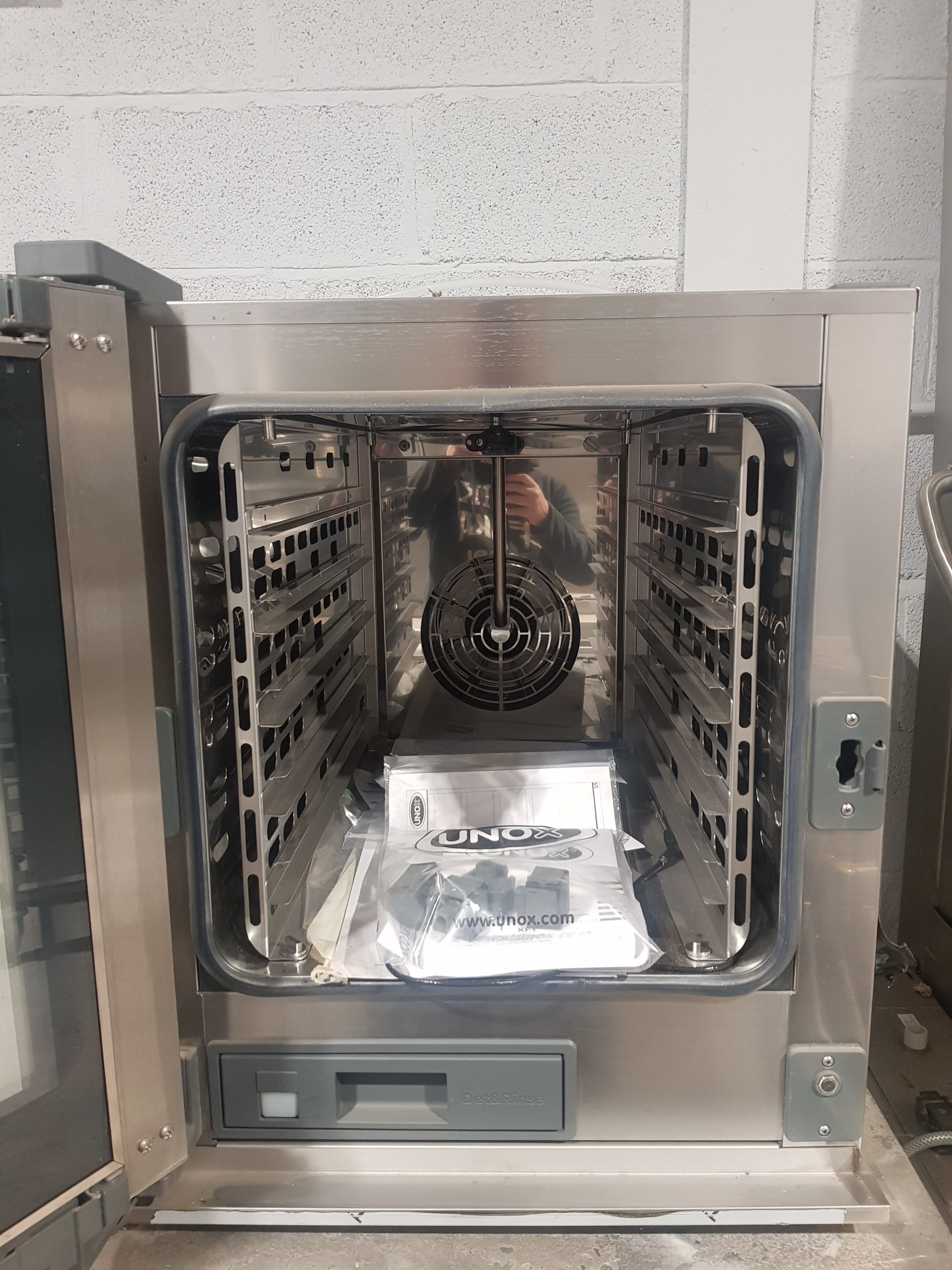 RATIONAL ESP Self Cook Centre Single Phase 6 Grid Combi with Stand.