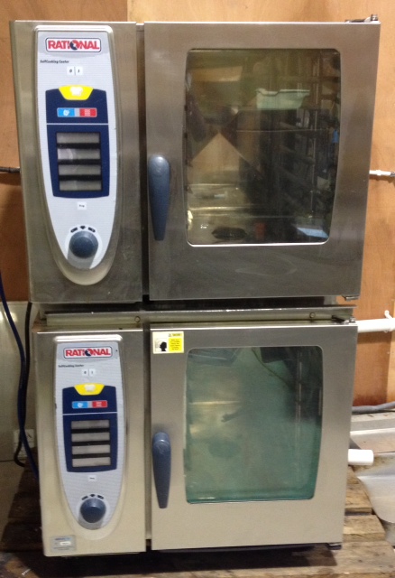RATIONAL SCC  Stacked 6 Grid Electric Combi Ovens