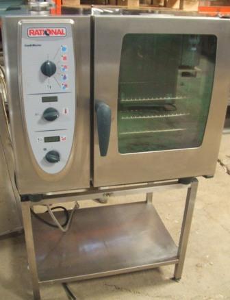 RATIONAL Combi Master Single Phase Electric 6 Grid Combi Oven with Stand