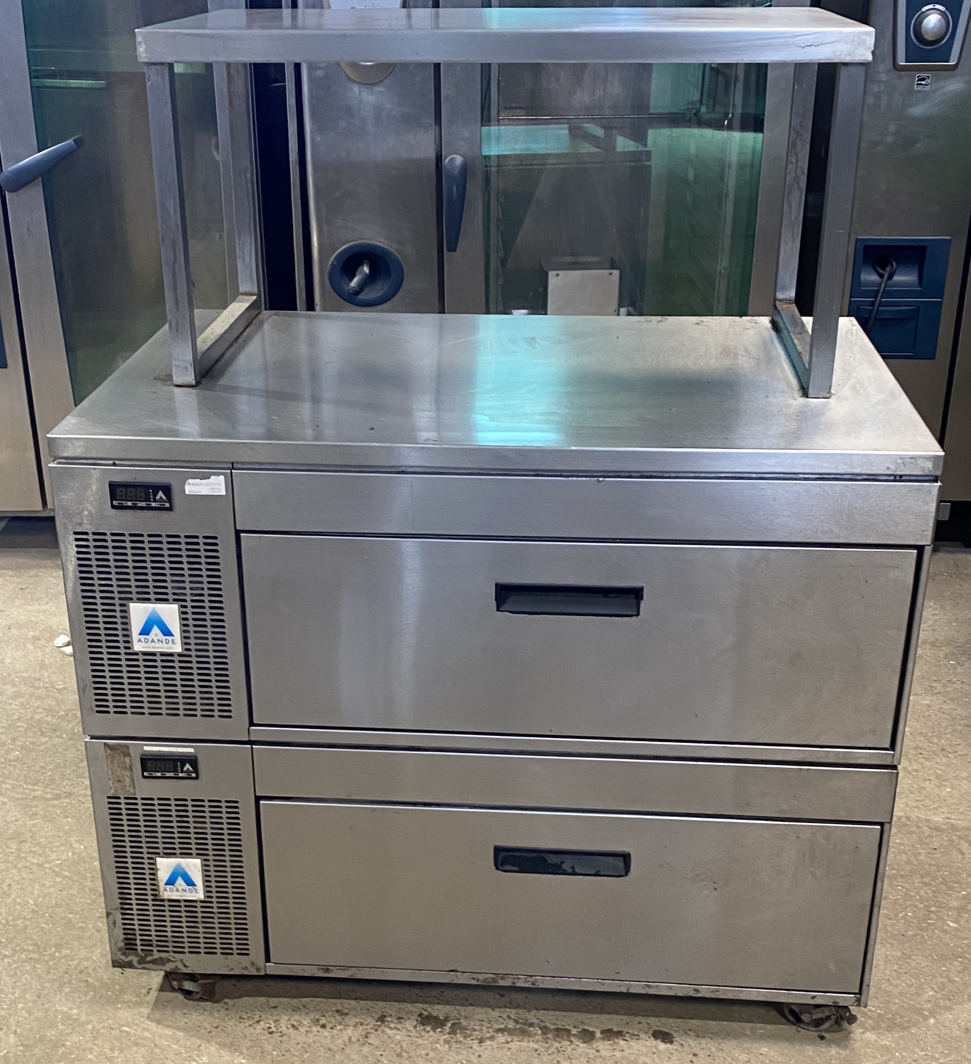 Adande Stacked Chilled Drawers with Ambient Gantry