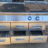ELECTROLUX Powergrill Electric Char Grill & 6 Drawer Bench Fridge