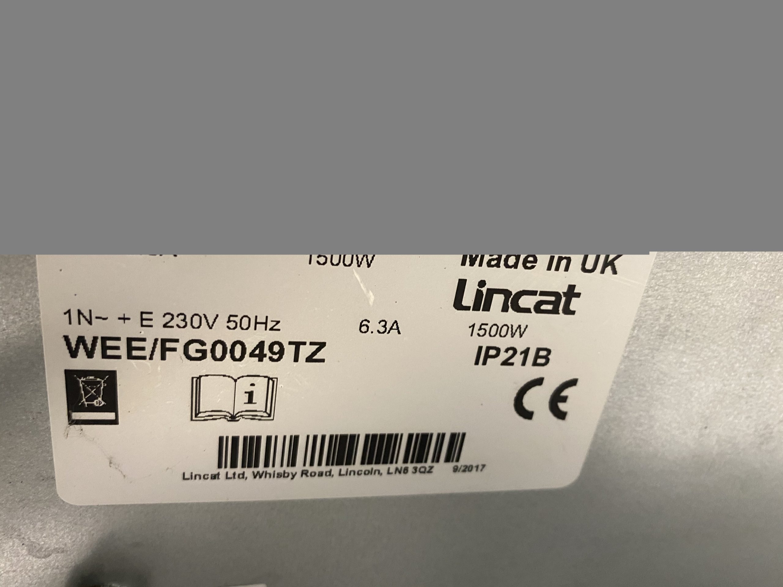 LINCAT Lynx Counter Top Pizza Oven