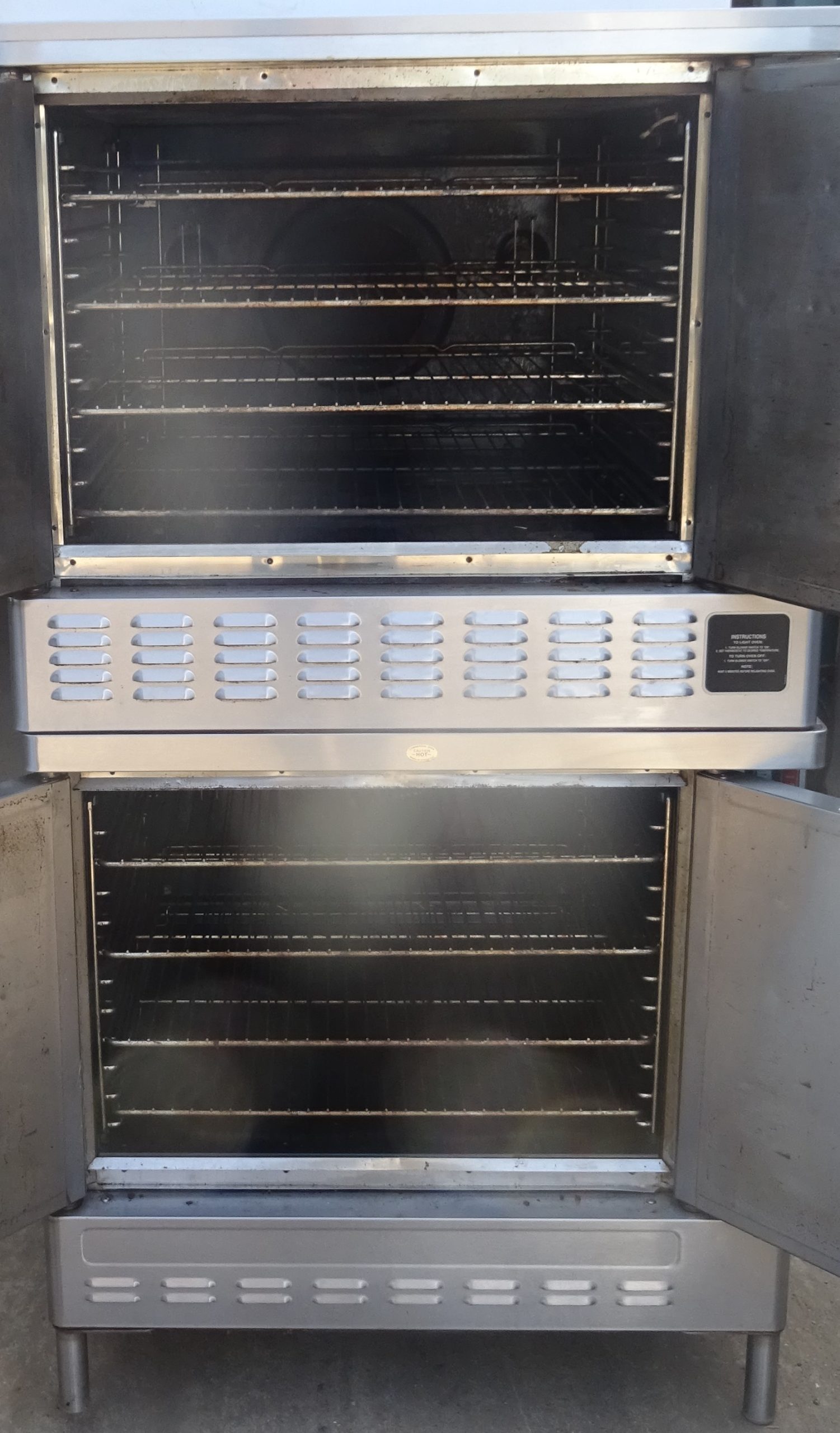 BLODGETT Xephaire Dual Flow Double Stacked Gas Convection Ovens