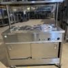 Triple well Heated Servery with Hot Cupbaord and Tray Slide