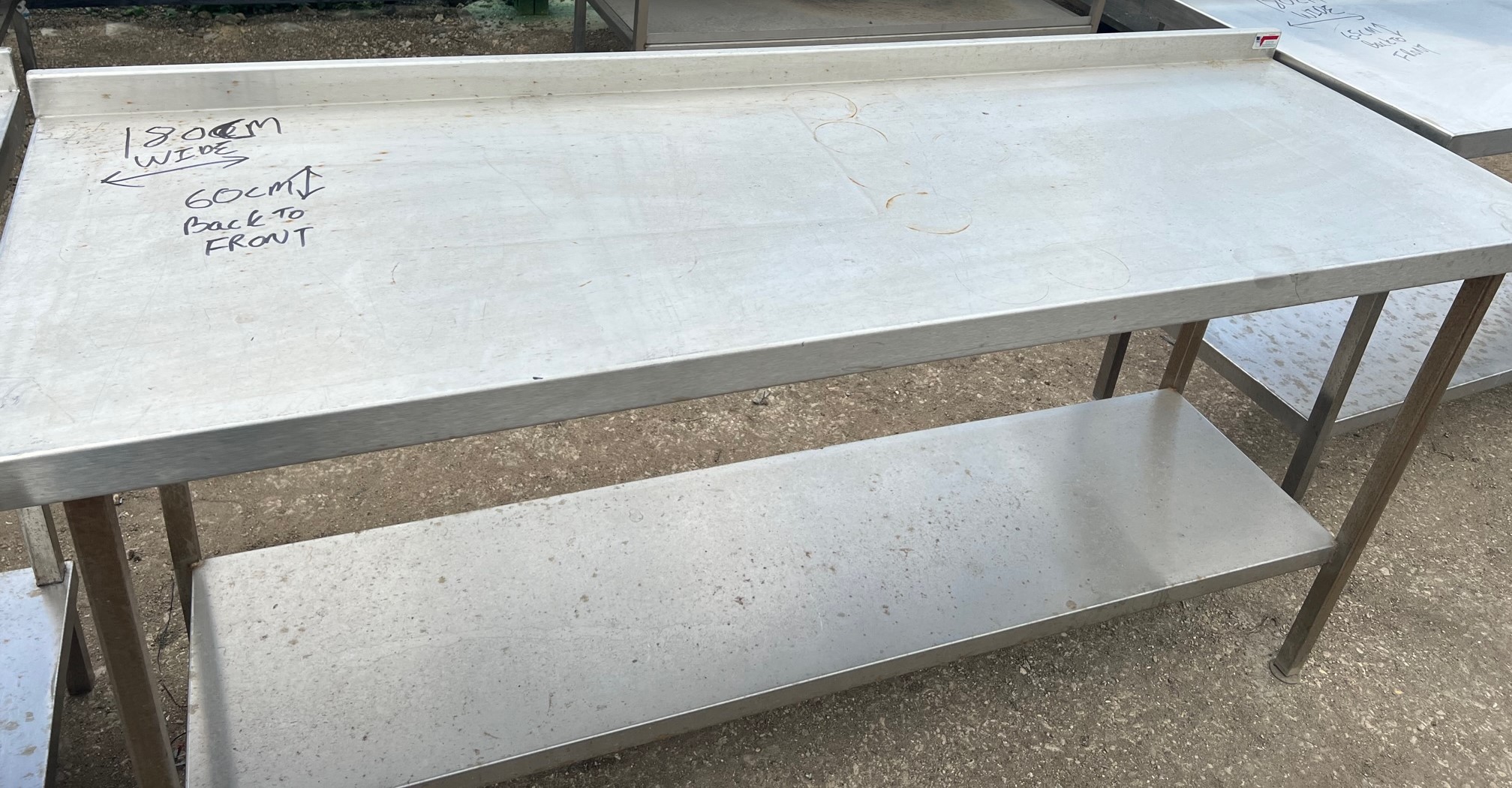 180cm Stainless Steel Prep Table