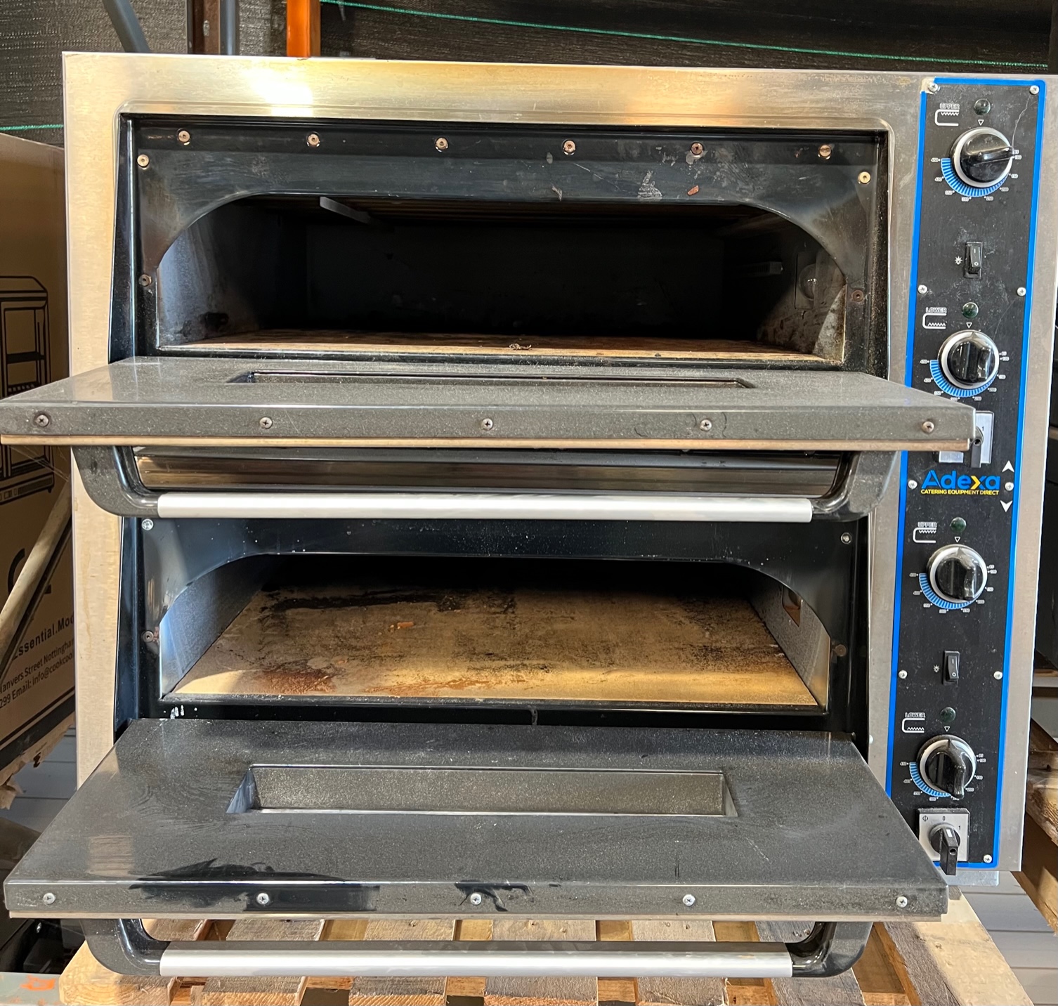 ADEXA Twin Deck Electric Pizza Oven