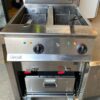 LINCAT Opus 800 Twin Well Electric Fryer with Filtration