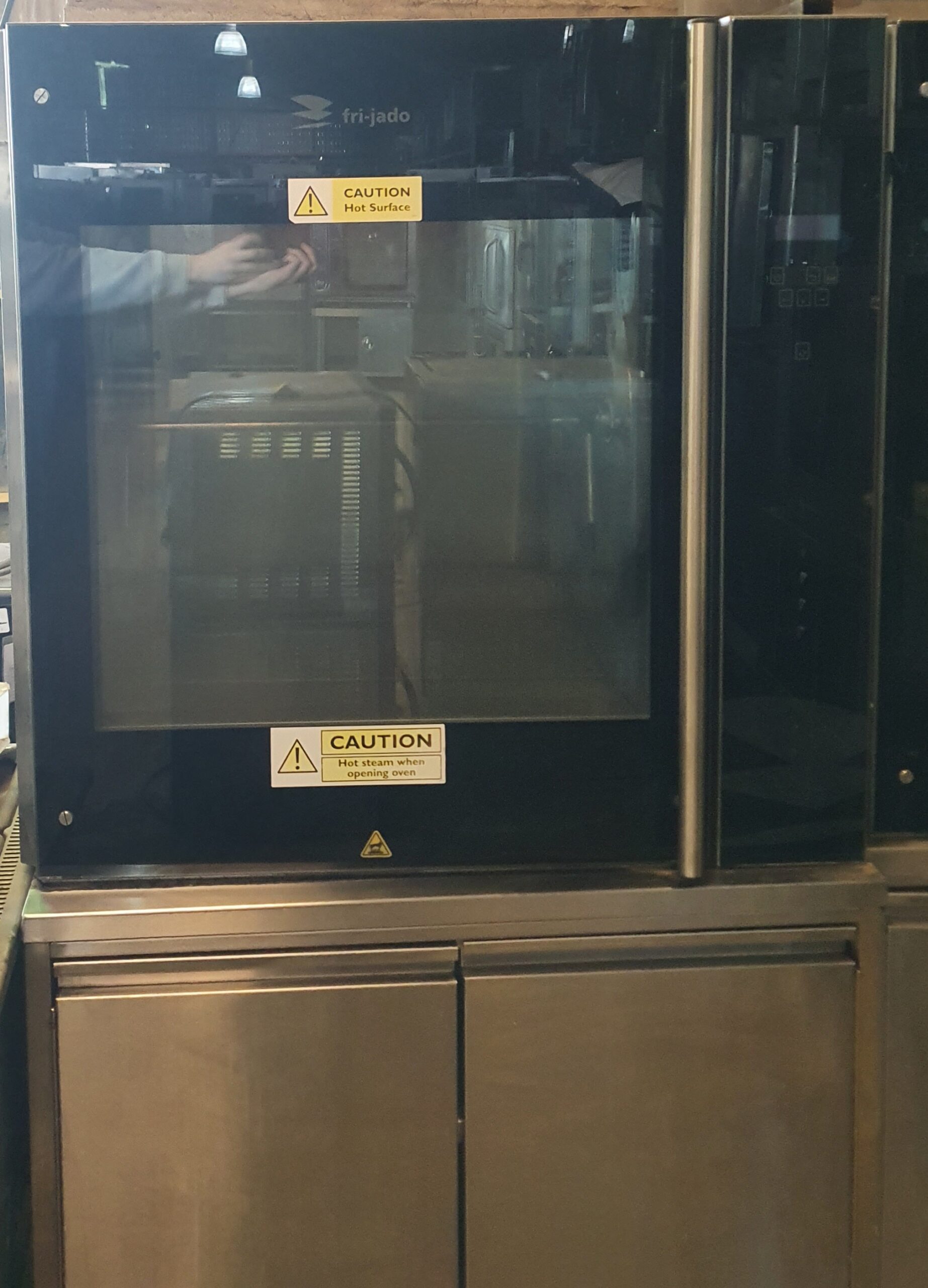 FRI JADO Electric Rotisserie Oven with Stand Cupboard