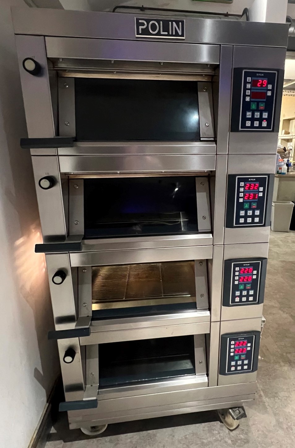 POLIN 4 Deck Electric Bakers Oven