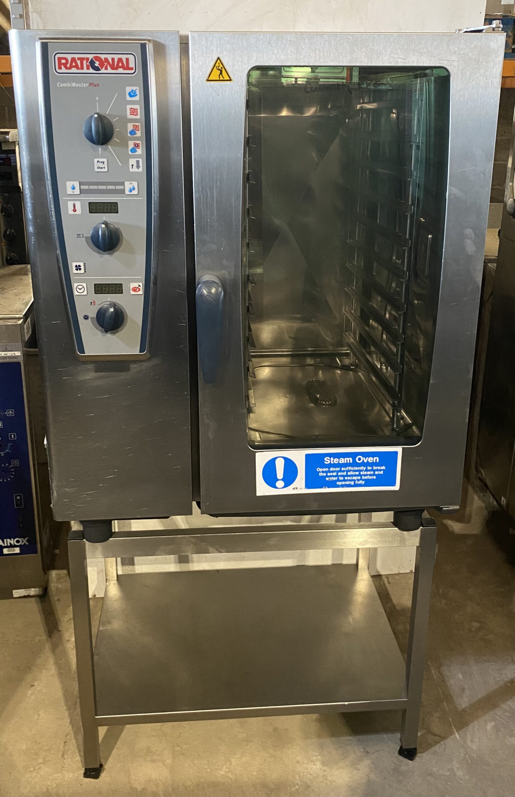 Rational CMP Gas 10 Grid Combi Oven with Stand