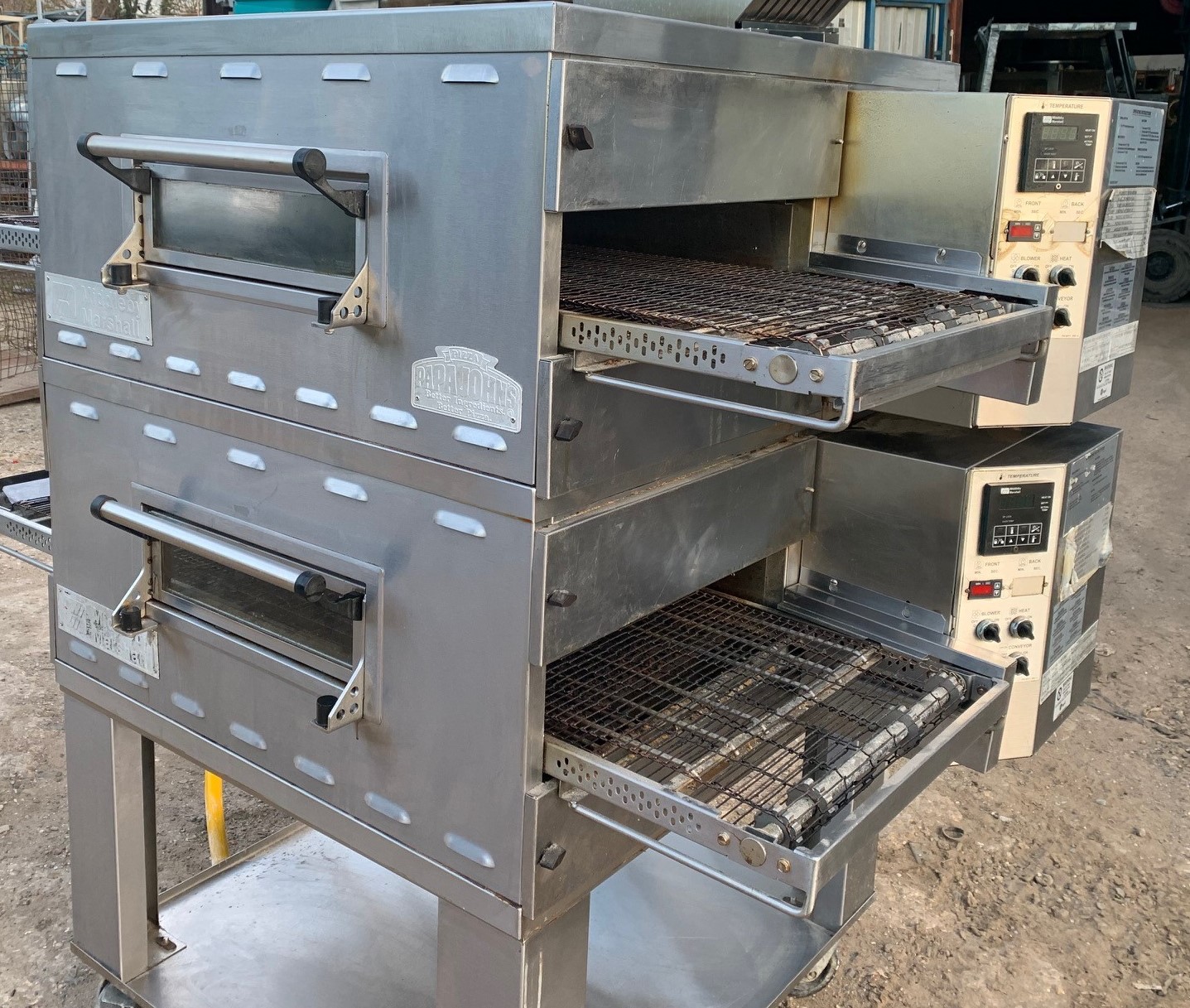 MIDDLEBY MARSHALL Stacked Gas Pizza Conveyor Ovens
