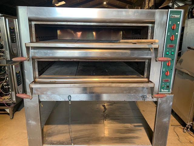 CUPONE Electric Twin Deck Bakers Oven with Stand